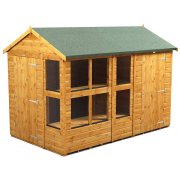 Power 10x6 Apex Combined Potting Shed with 4ft Storage Section